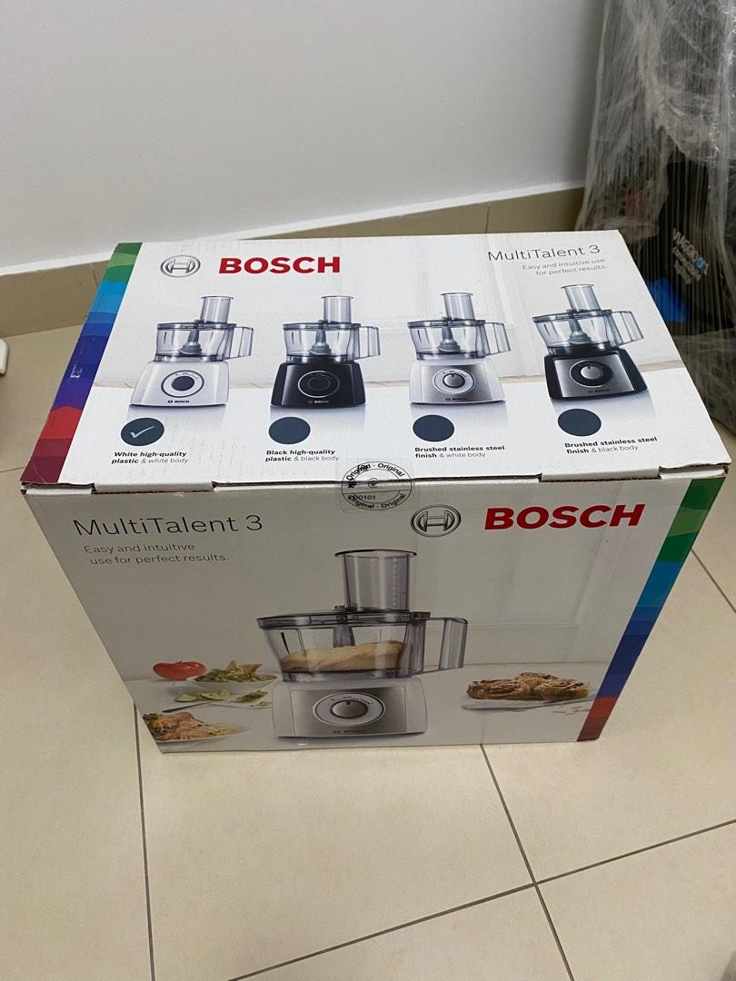Bosch MultiTalent 3 MCM3200W Food Processor, TV & Home Appliances