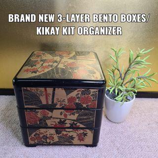 BRAND NEW 3-LAYER BENTO BOXES/KIKAY KIT ORGANIZER/FOOD KEEPER