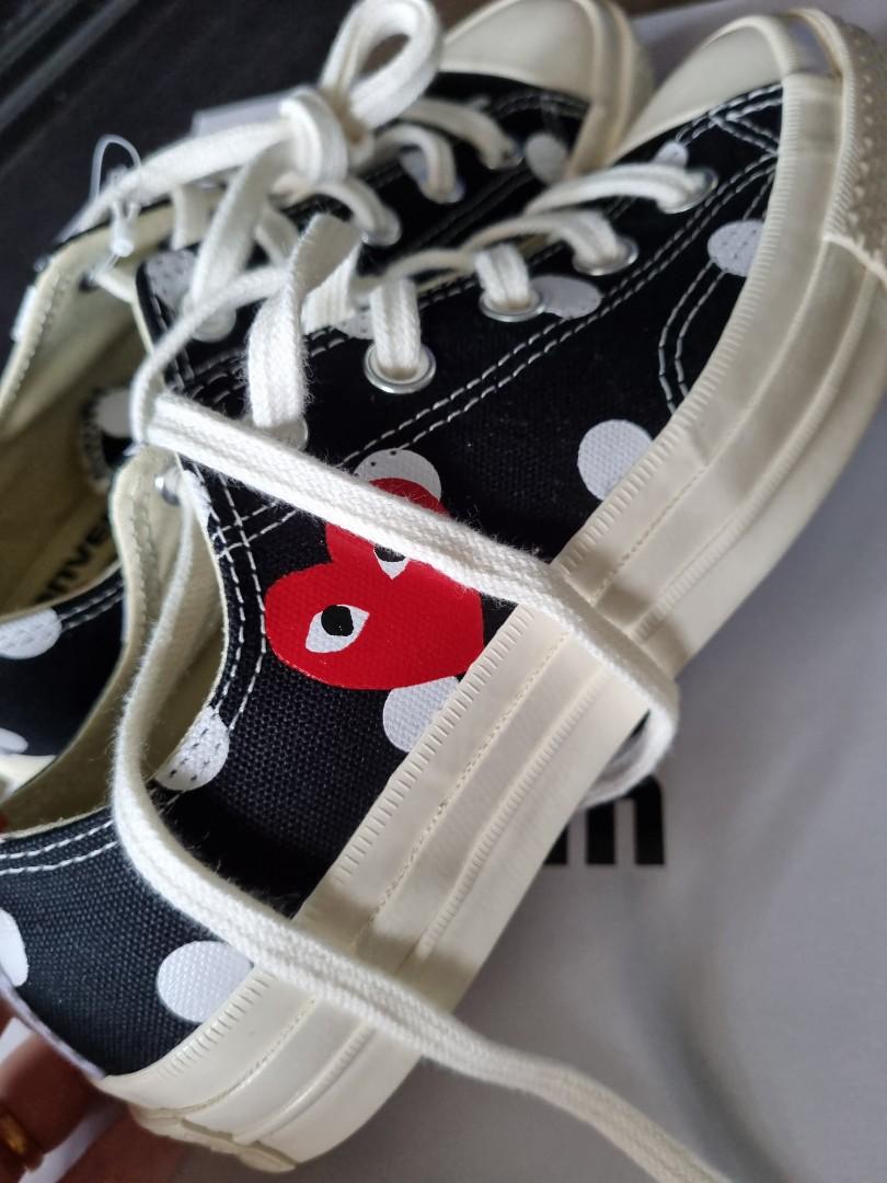 BRAND NEW ORIGINAL CDG CONVERSE PLAY not fake pls dont buy fake items