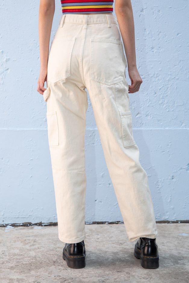 Brandy Melville Ariana Painter Pants, Women's Fashion, Bottoms, Jeans