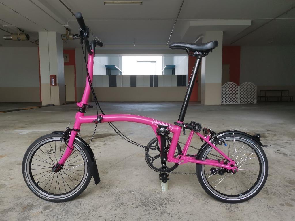 Hot sale pink brompton
