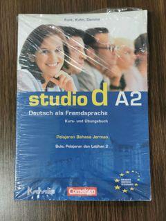 Buku belajar bahasa german Jerman Studio D A2 new old stock