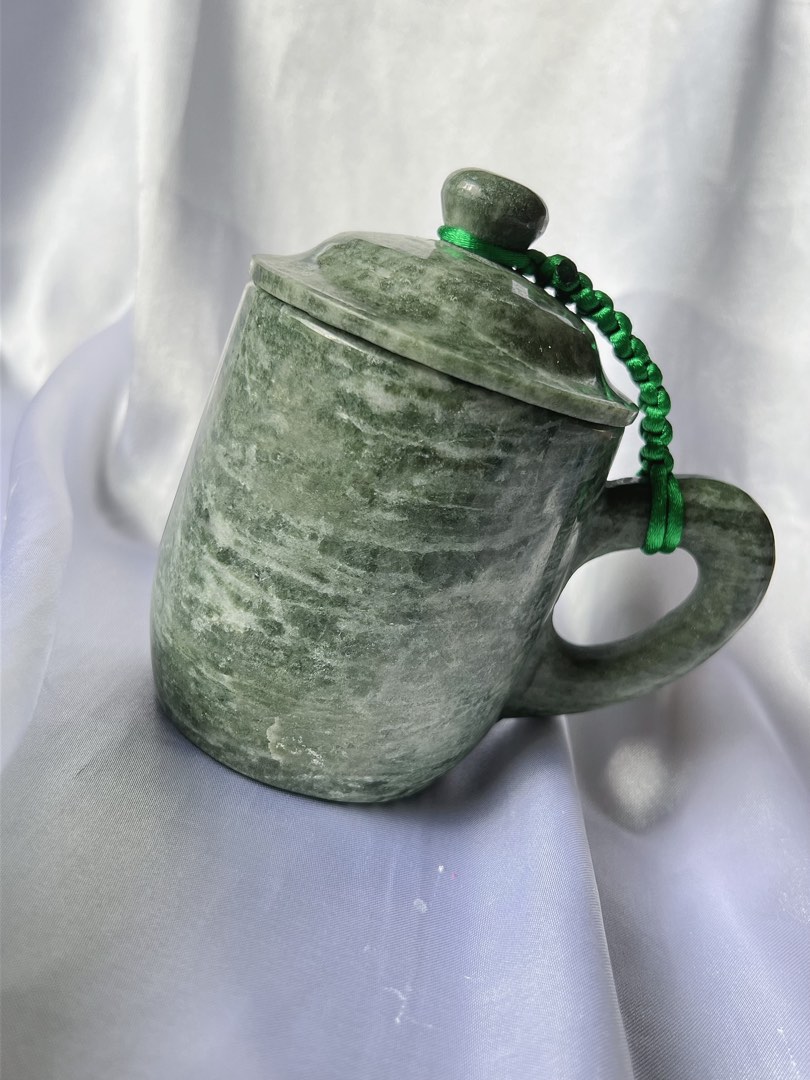 Burmese Jadeite Type A Jade Cup & Jade Bottle, TV & Home Appliances, Kitchen Appliances, Other