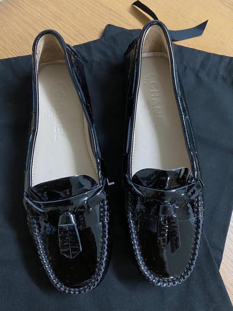 Chanel patent loafer, 女裝, 鞋, Loafers 