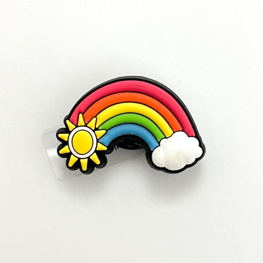 Charm Jibbitz DIY Crocs shoe with Rainbow Money Sunglasses