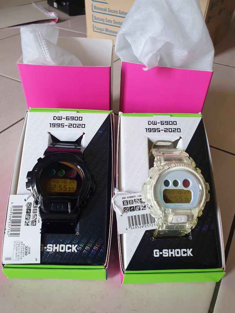 Combo G- Shock DW6900SP-1JR & DW6900SP-7JR, Men's Fashion, Watches