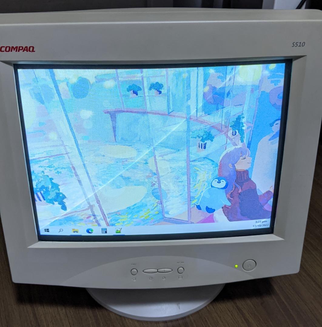 Compaq S510 15 inch CRT Computer Monitor, Computers & Tech, Parts