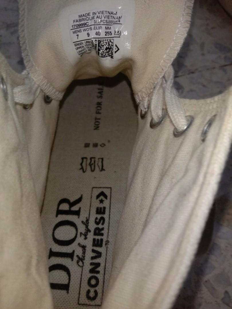 Dior chuck taylor 2025