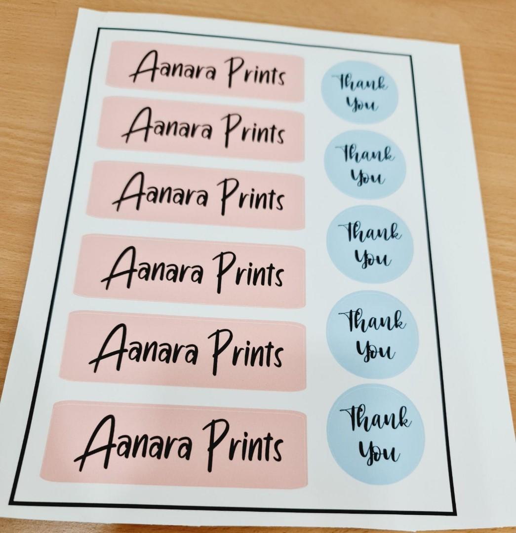 Customised logo sticker printing services available |low price, Hobbies ...