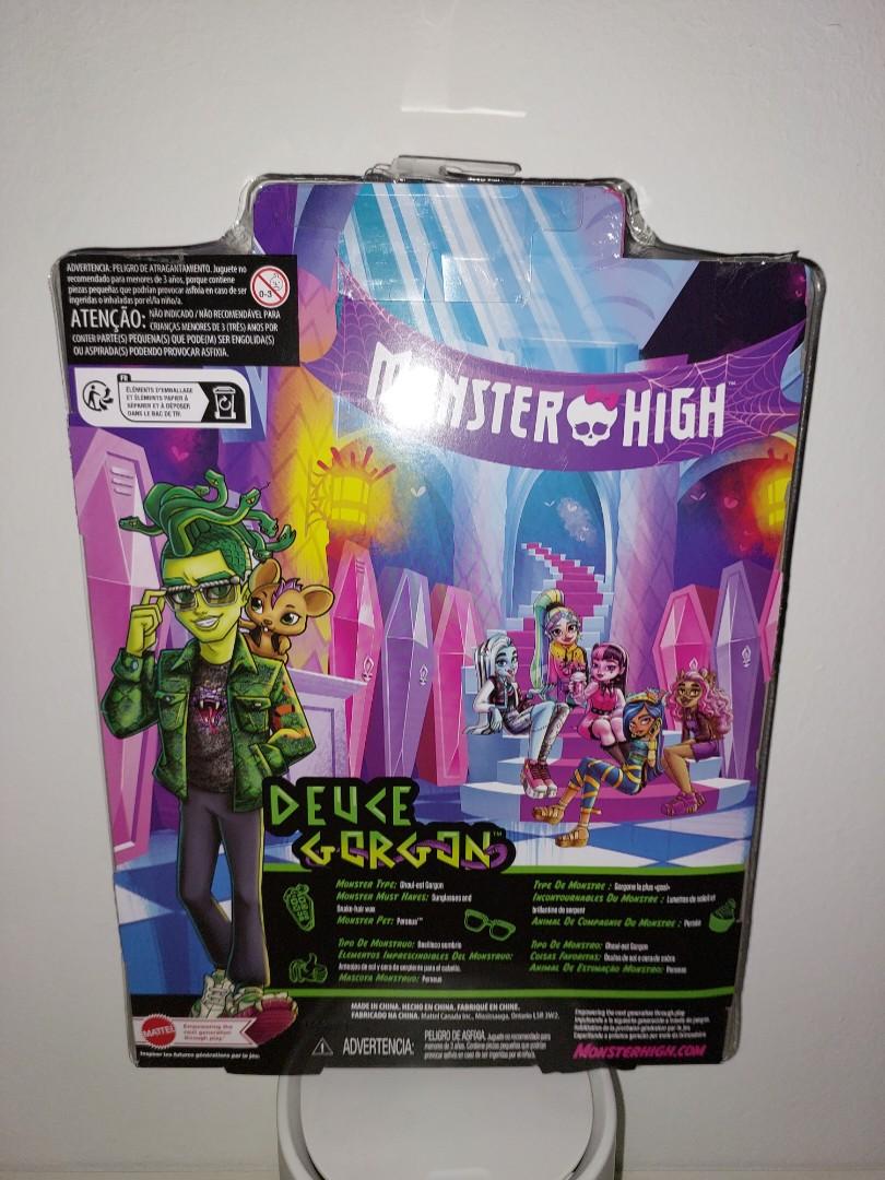 Monster High Deuce Gorgon Doll, Monster High 2022 G3 Doll 