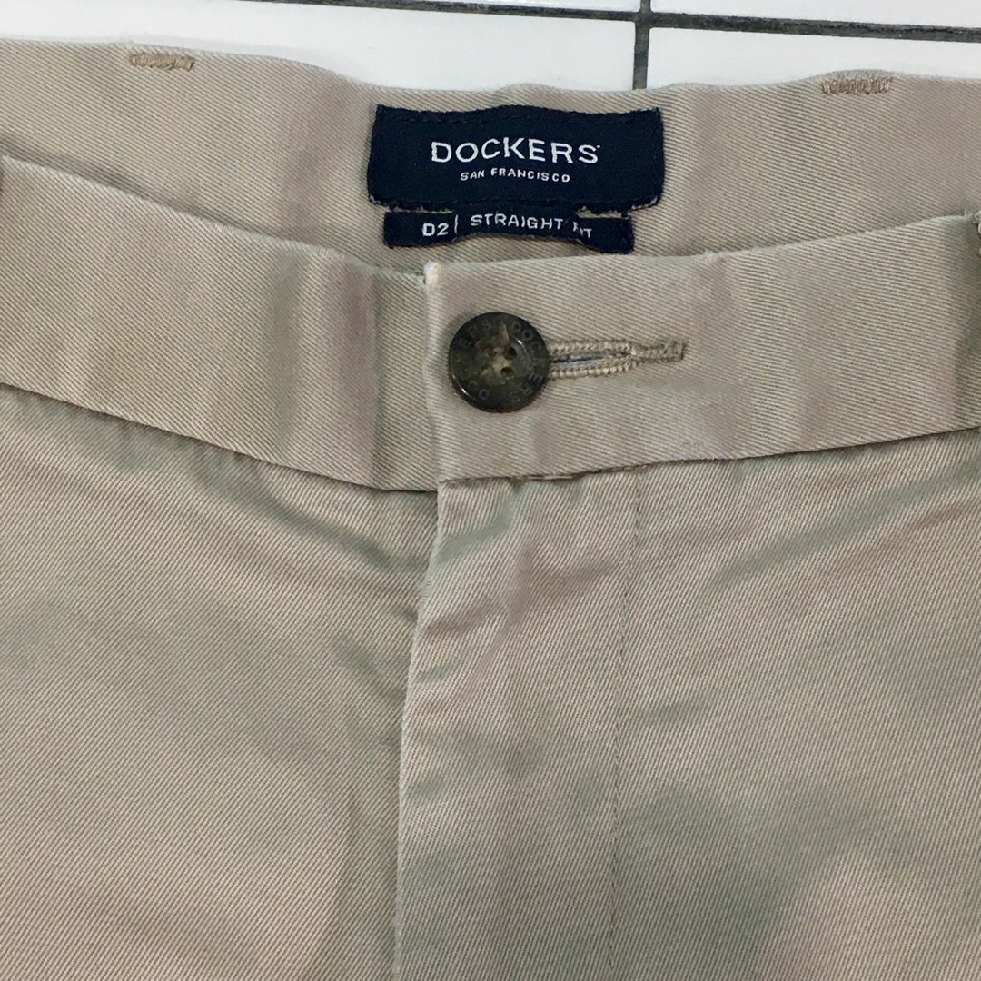 Dockers khaki D2 straight fit Men s Fashion Bottoms Chinos on