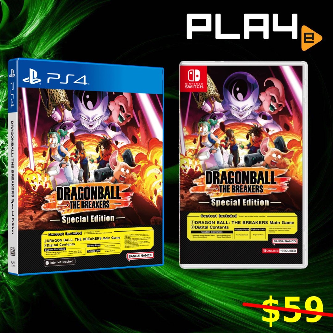 DRAGON BALL: THE BREAKERS PS4 - Juegos digitales Ecuador | Venta de