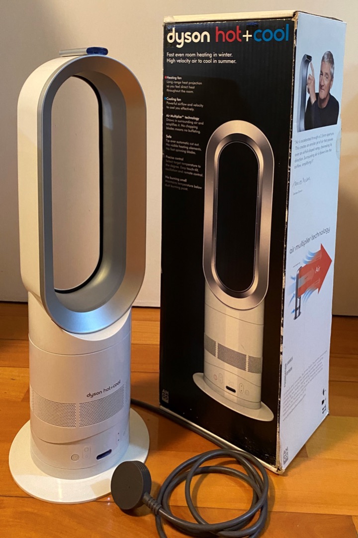 Dyson AM05 Hot+Cool Fan Heater (with remote), 家庭電器, 冷氣機及暖 
