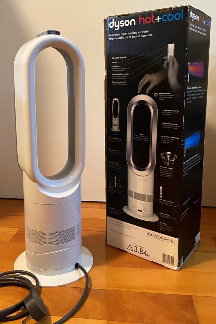 Dyson AM05 Hot+Cool Fan Heater (with remote), 家庭電器, 冷氣機及暖