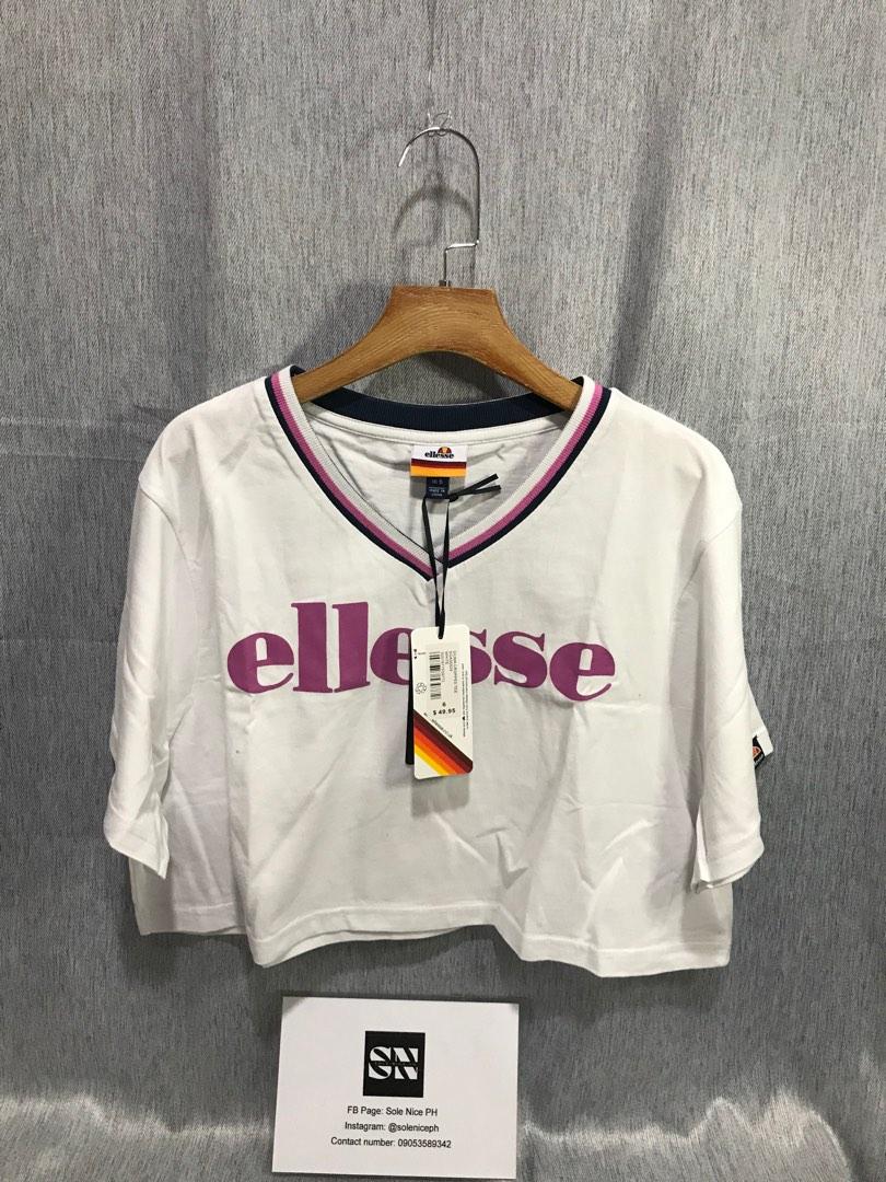 ELLESSE SIUMA CROP TOP TSHIRT WHITE (Category: Others Tops) located in Las Pinas. Submitted by josepheeeee (Listing ID 1191223443, Image 1). Description: ELLESSE SIUMA CROP TOP TSHIRT WHITE SIZES: MEDIUM PRICE: 1300 LOCATION: LAS PIÑAS MOP: GCASH/BDO/BPI/UNIONBANK .