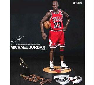 BNIB Enterbay Michael Jordan (Series 2) #23 Black Jersey (8th Anniversary  Limited Edition), Hobbies & Toys, Toys & Games on Carousell