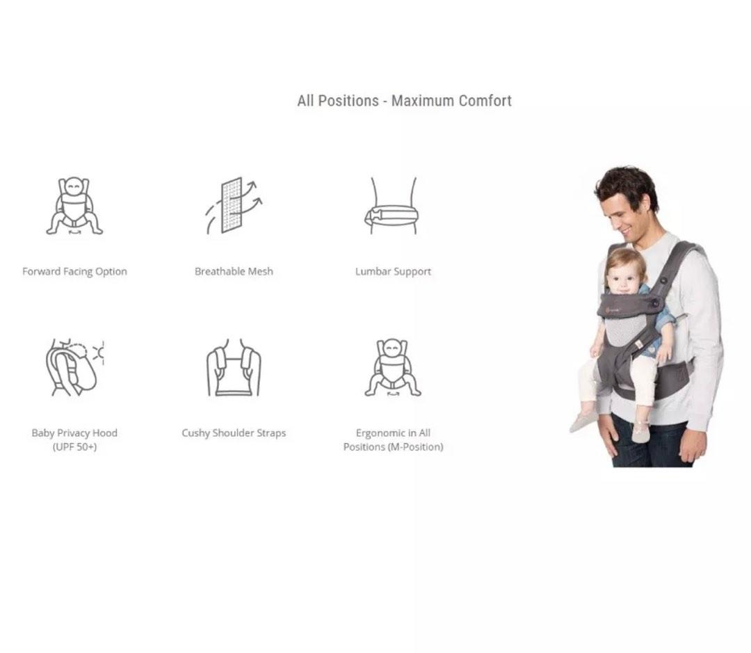 Ergo omni 360 cool air mesh baby carrier, Babies & Kids, Going Out