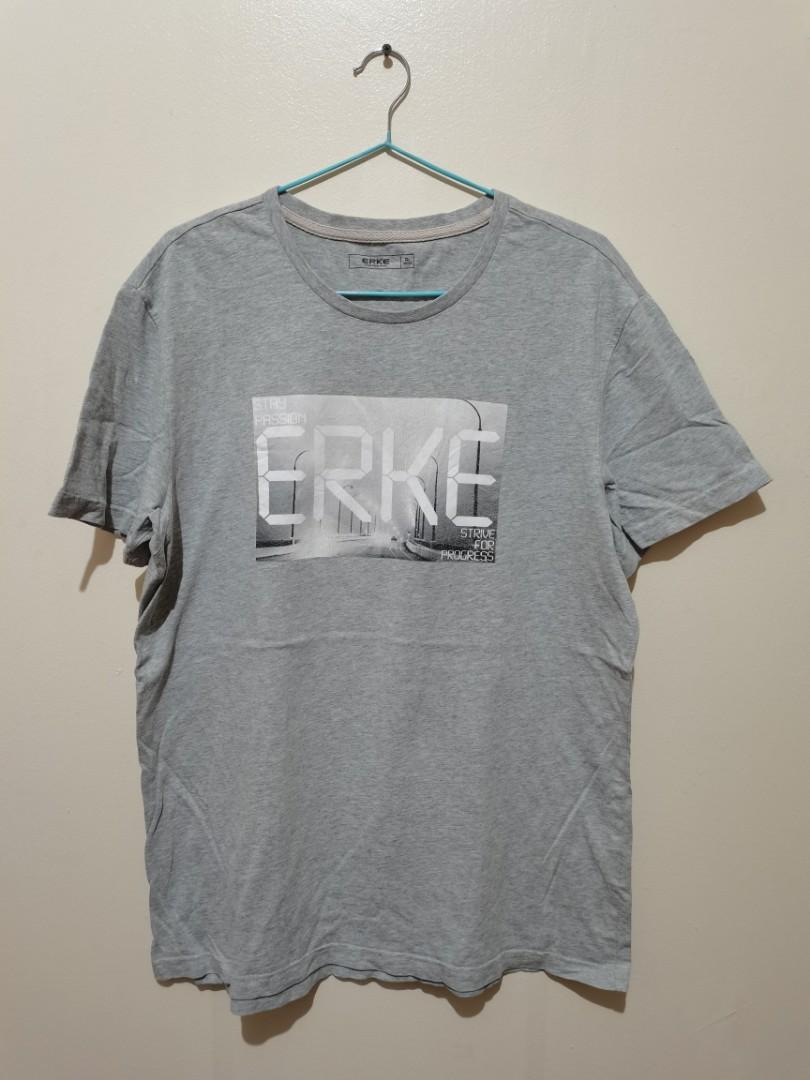 ERKE Men Tshirt, Men's Fashion, Tops & Sets, Tshirts & Polo Shirts on