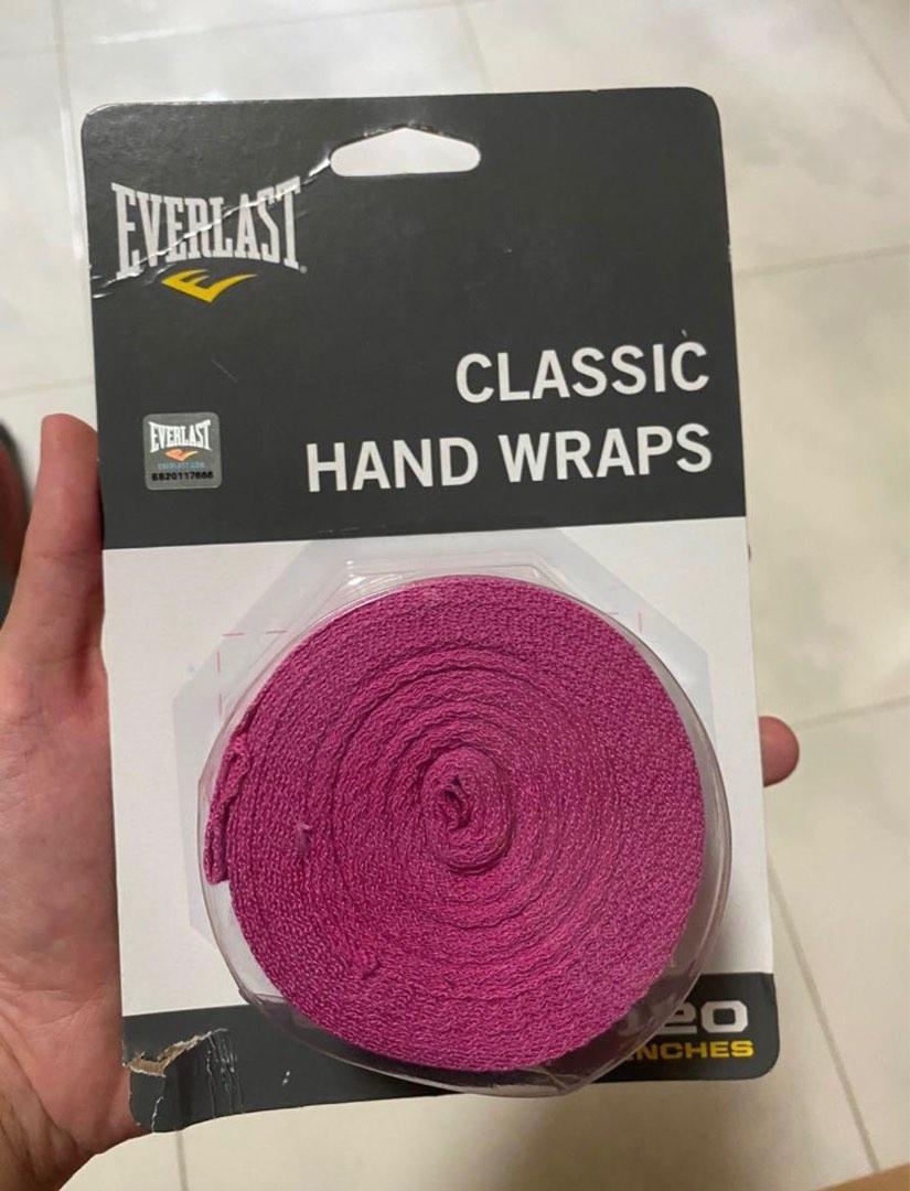 Everlast Classic Hand Wraps 120 inches (Pink), Sports Equipment