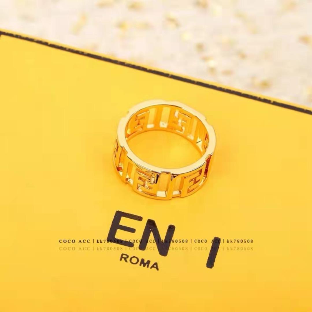 Fendi gold ring mens deals