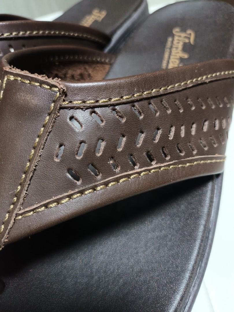 FLORSHEIM Mens Leather Sandals Slippers FlipFlops Men s Fashion