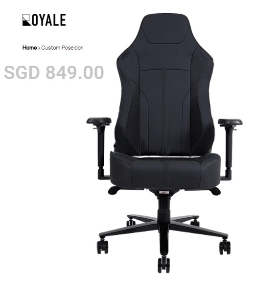 Full Napa Leather Gaming Chair Secretlab Alternative, Furniture & Home
