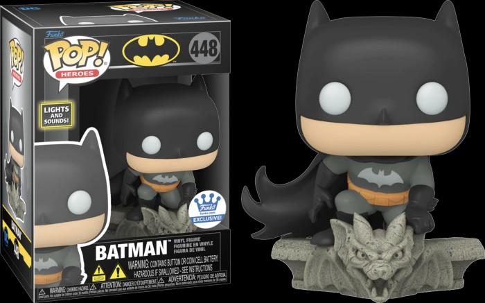 Funko Pop! Batman - Batman with Lights & Sounds #448 (Funko Exclusive),  Hobbies & Toys, Toys & Games on Carousell