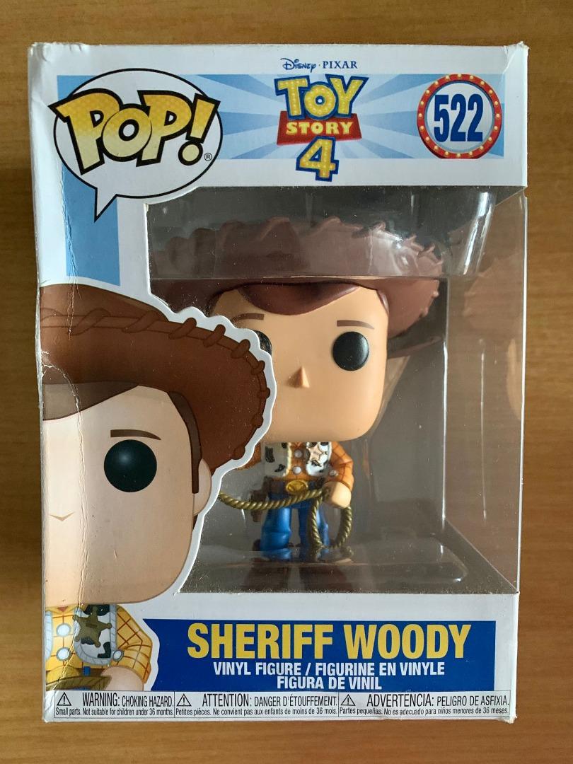 Funko POP! Disney #522: Toy Story 4 Sheriff Woody, Hobbies & Toys, Toys ...