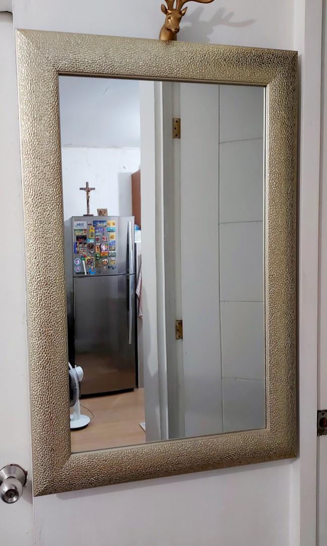 Gold Frame Wall Mirror, Furniture & Home Living, Home Decor, Mirrors on