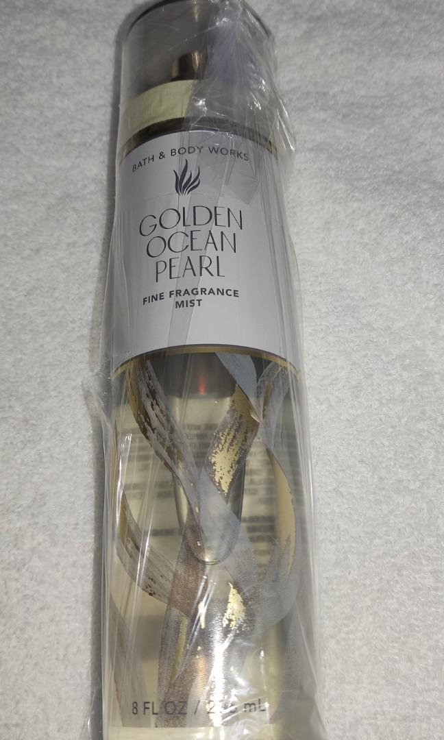 Golden Ocean Pearl mist Bath and Body Works US bought, Beauty