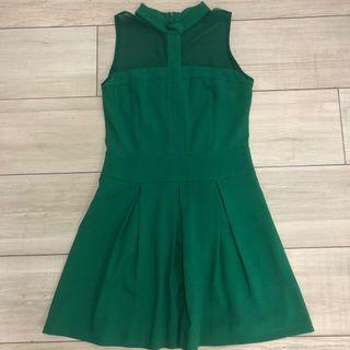 Green Sleeveless Dress