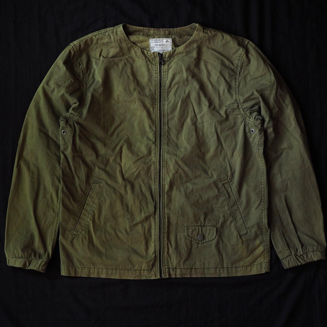 GRN JAPAN Collarless Military Type Jacket
