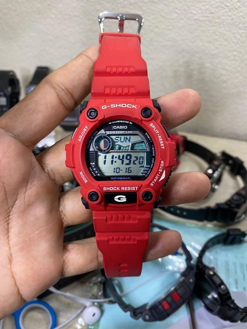 Gshock Mat moto Merah G 7900A 4 Men s Fashion Watches