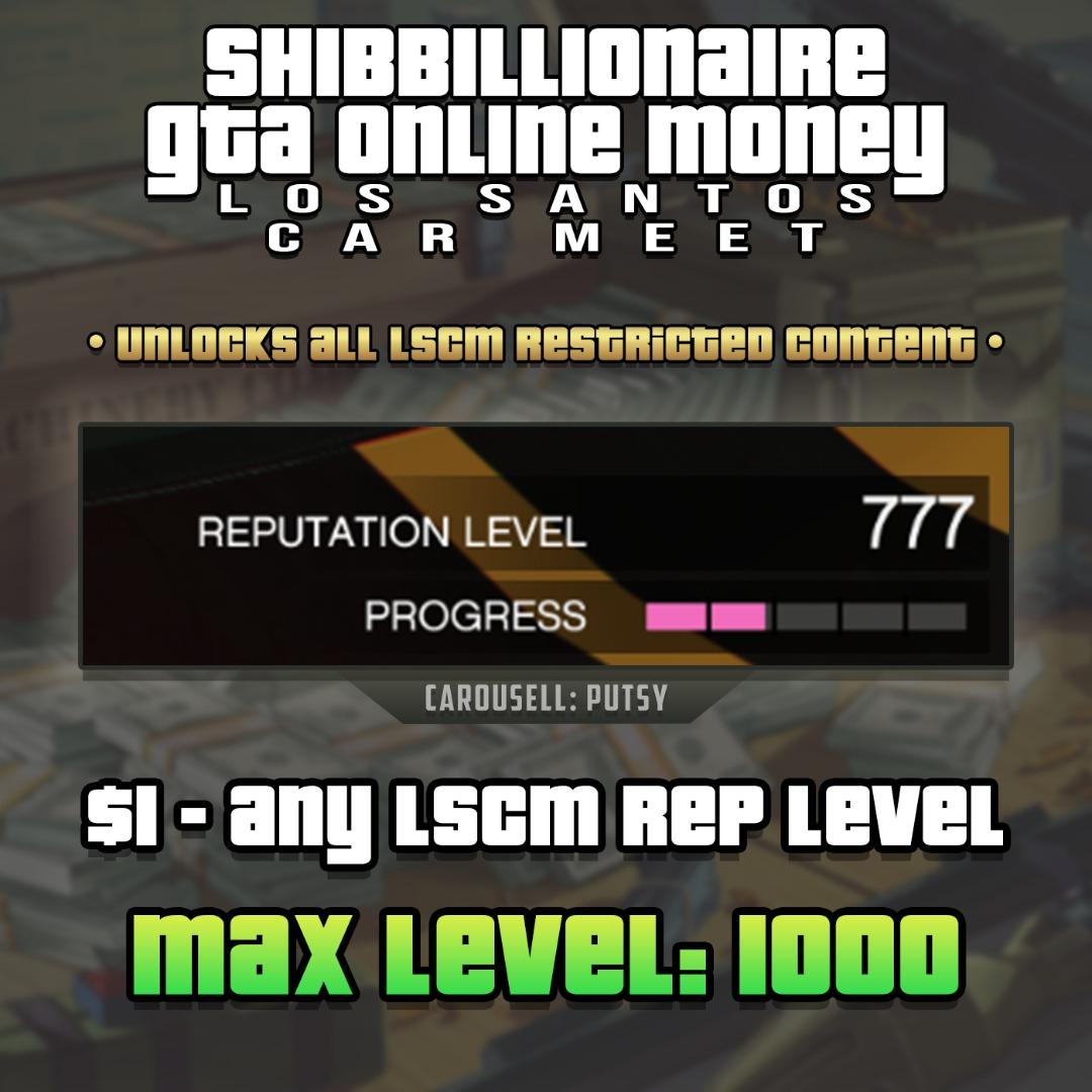 [PAUSED] GTA Online Money Rank Stats Reputation Level