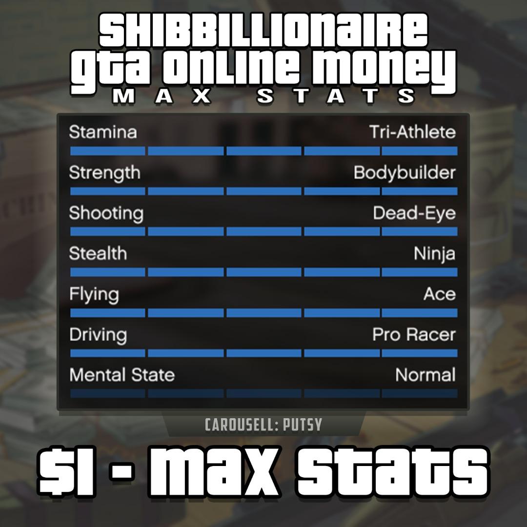 [PAUSED] GTA Online Money Rank Stats Reputation Level