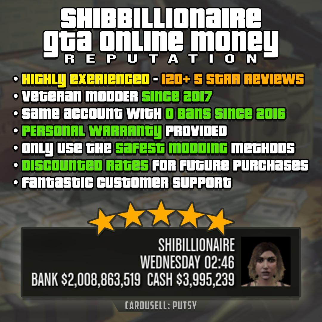 [PAUSED] GTA Online Money Rank Stats Reputation Level