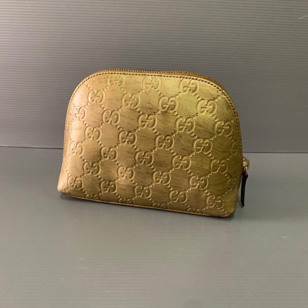 Authentic Gucci Clutch Makeup Bag, Women's Fashion, Bags & Wallets,  Clutches on Carousell