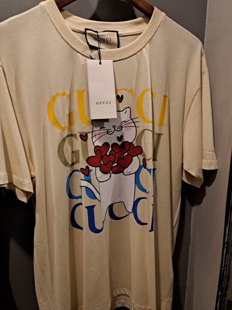 Gucci Mens Fashion Tops And Sets Tshirts And Polo Shirts On Carousell 