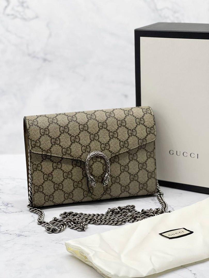 Dionysus gg supreme canvas coin purse on shop a chain