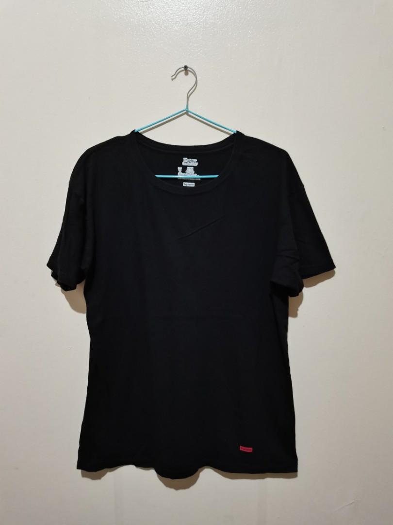 Hanes x Supreme Collab Basic Tees Men s Fashion Tops Sets