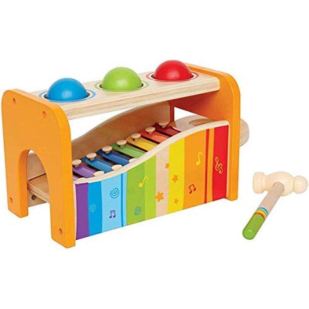 HAPE Pound And Tap Bench (Category: Educational & Learning Toys) located in Quezon City. Submitted by u.need.ph (Listing ID 1191251966, Image 2). Description: - Brandnew - Authentic - PRE-ORDER: 3-5 Days - FREE CHRISTMAS GIFT WRAP! <3 - MULTIFUNCTIONAL MUSICAL INSTRUMENT: This kids xylophone can be played in variety of ways. The kids can fetch balls as pounding sends the balls tinkling over or they can pull out the keyboard and xylophone and play