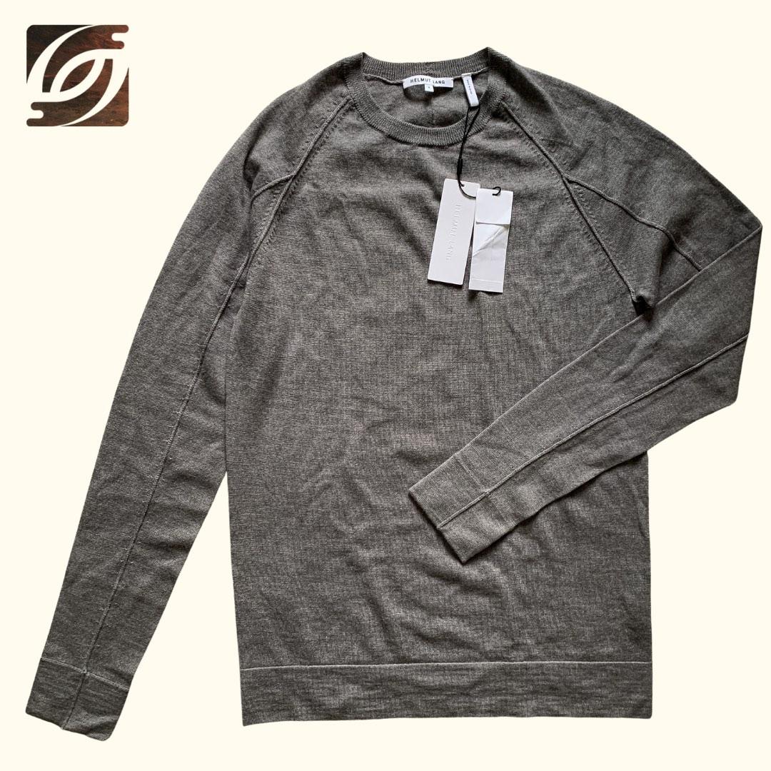 Helmut Lang Ribbed Wool Knit Crewneck 
