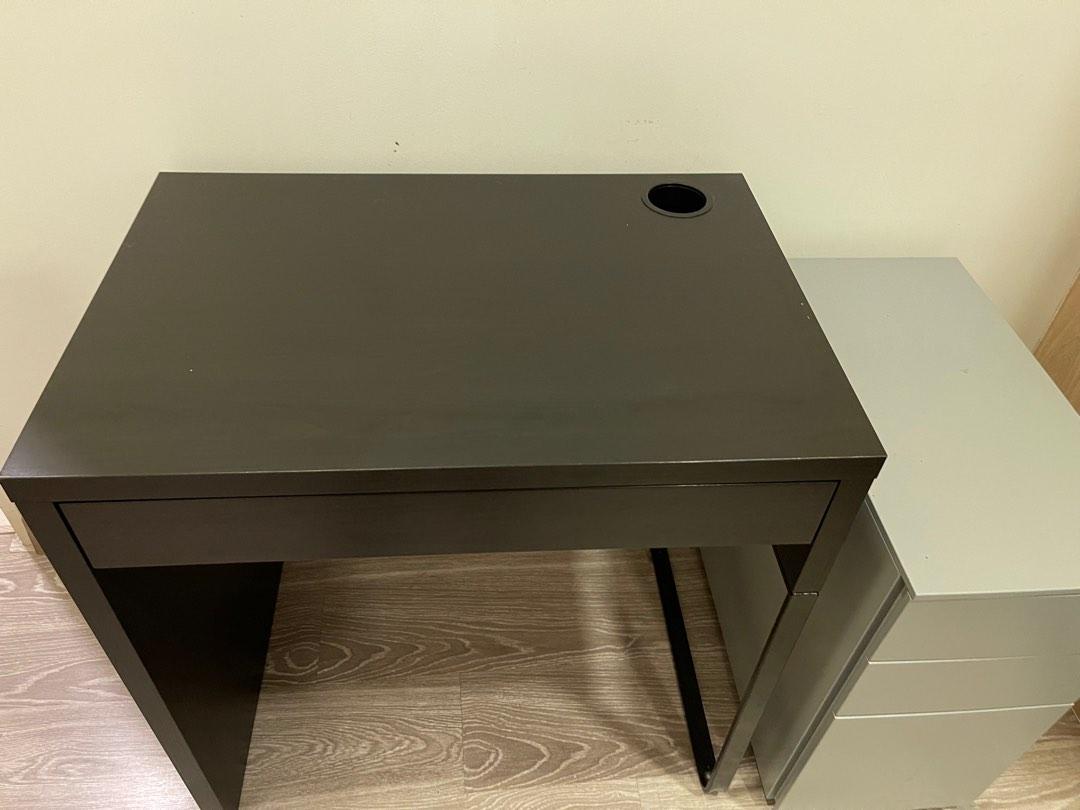 Ikea desk and pedestal, Furniture & Home Living, Furniture, Tables