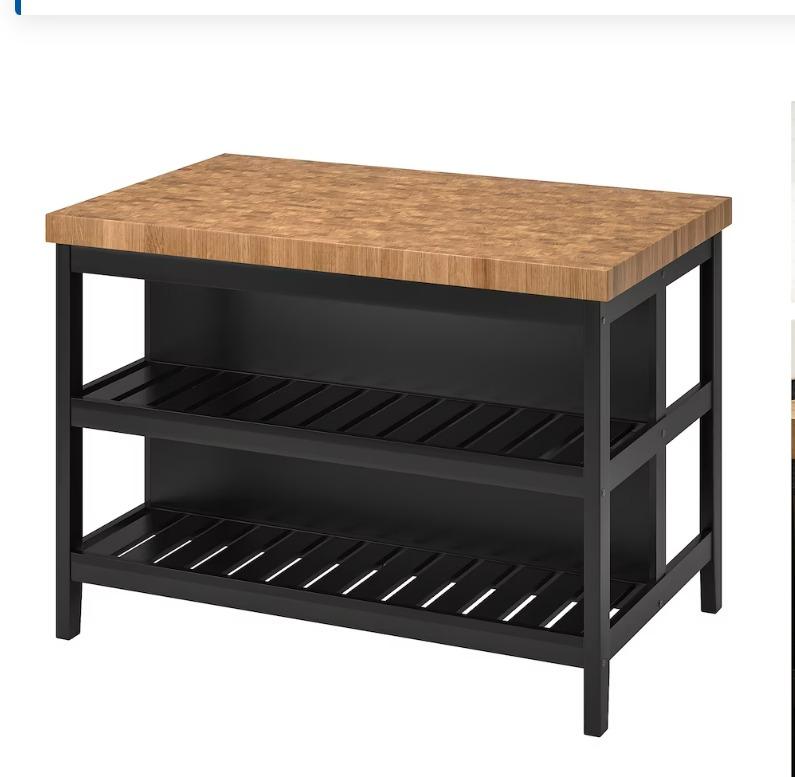 IKEA Kitchen island (VADHOLMA), Furniture &amp; Home Living, Furniture ...