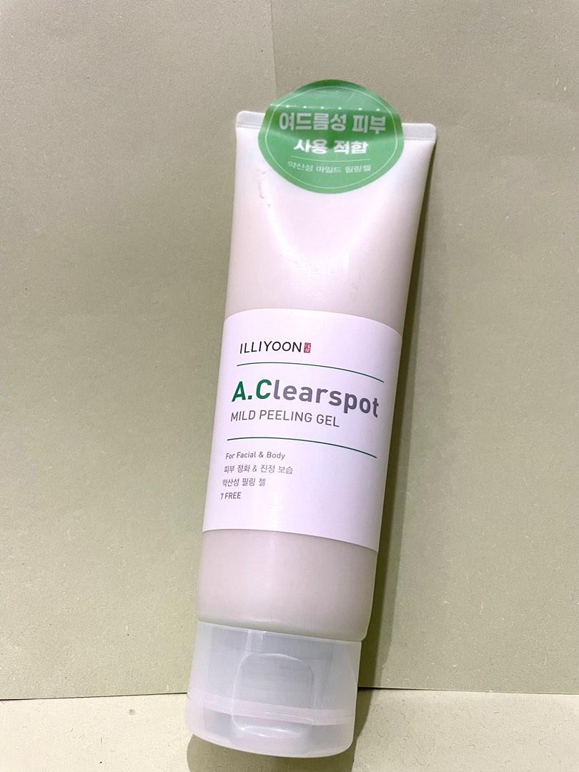 Illiyoon Clearspot Mild Peeling Gel (Category: Face Care) located in Manila. Submitted by deeen14 (Listing ID 1191198818, Image 2). Description: Effectively and gently removes dead skin cells and moisturizes the skin at the same time. A low-pH exfoliator for body and face. Doesn’t irritate the skin, safe to use for acne-prone skin. Contains Cellulose & Melting Scrub, absorbs excess sebum and gently remove dead skin cells, making the skin feel smo