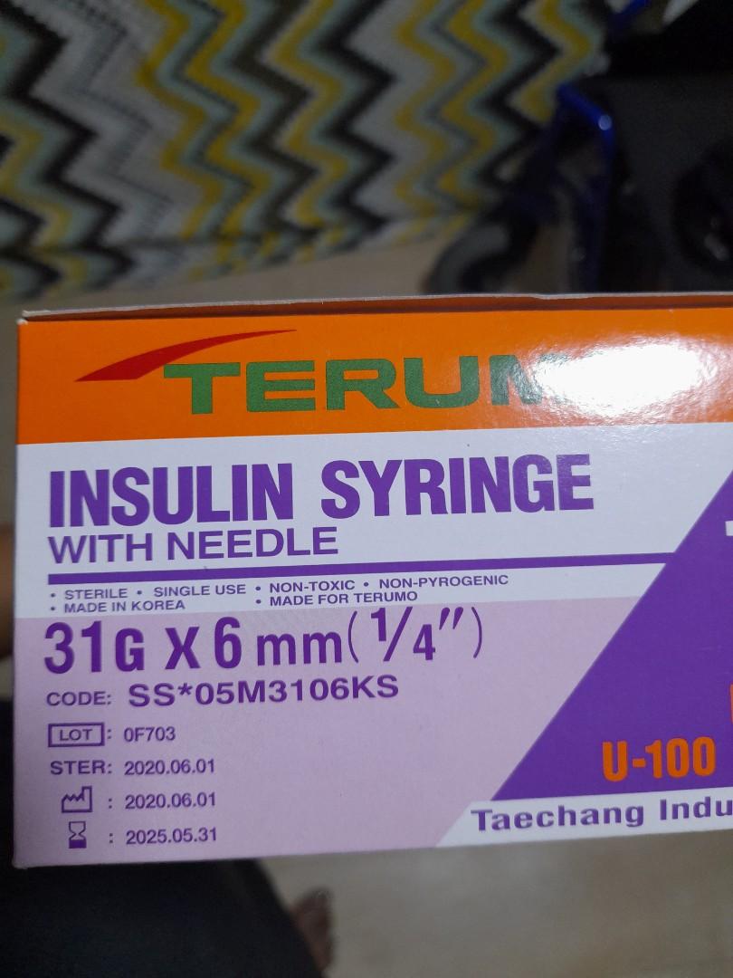 Insulin needle, Health & Nutrition, Medical Supplies & Tools on Carousell
