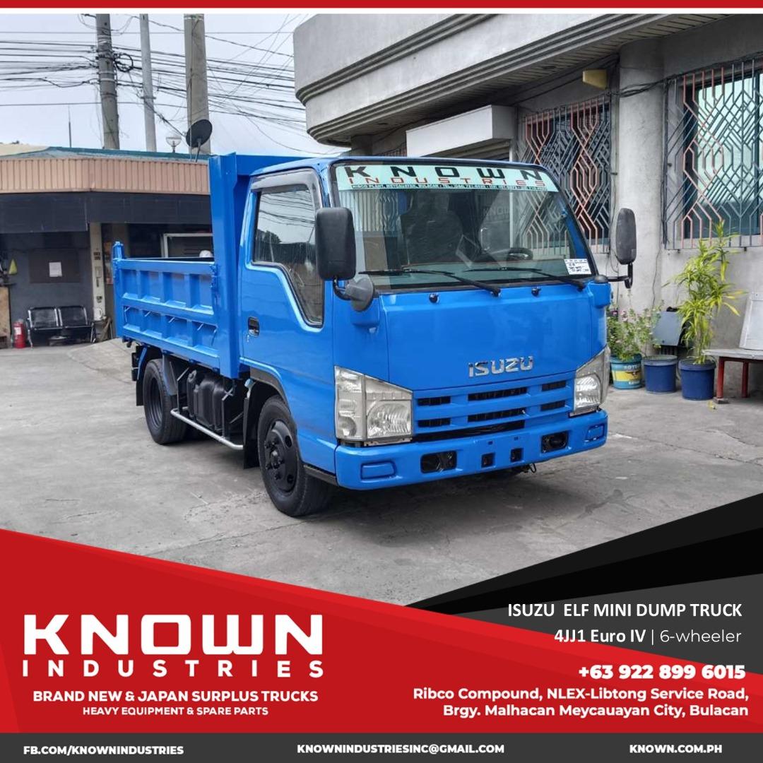 ISUZU ELF MINI DUMP TRUCK, Special Vehicles, Heavy Vehicles on Carousell