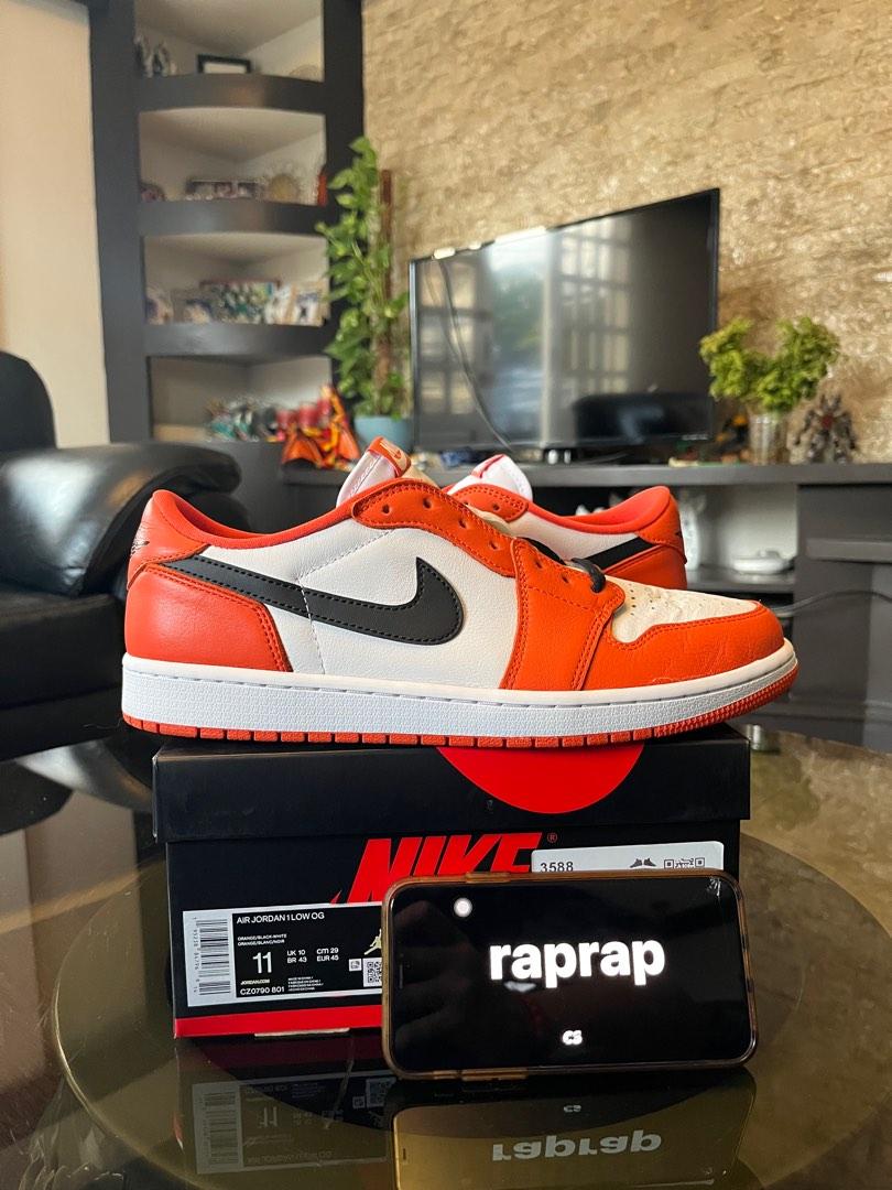 jordan 1 low starfish size 11, Men's 