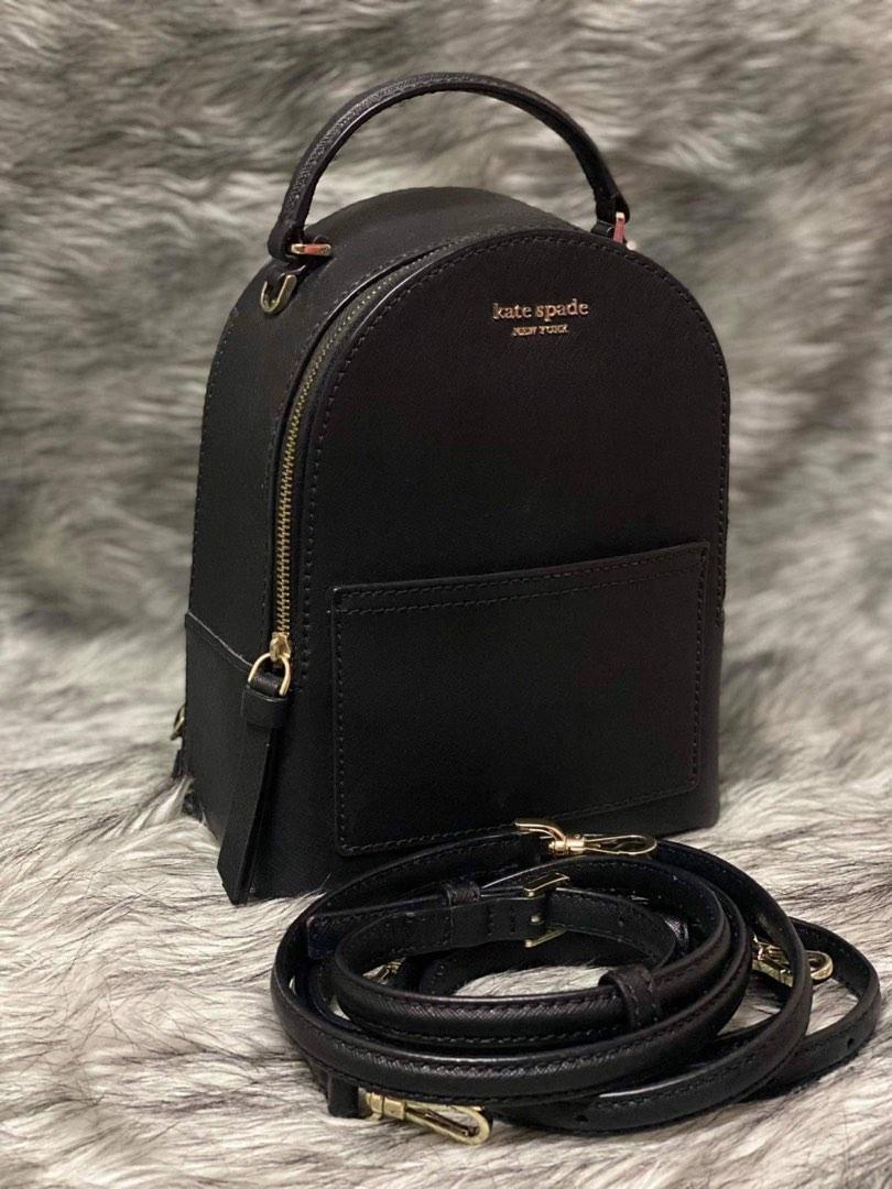 Kate spade cameron mini convertible backpack black top