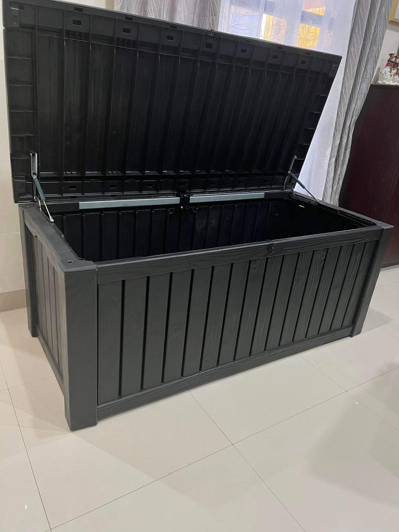 Keter storage box, Furniture & Home Living, Outdoor Furniture on Carousell